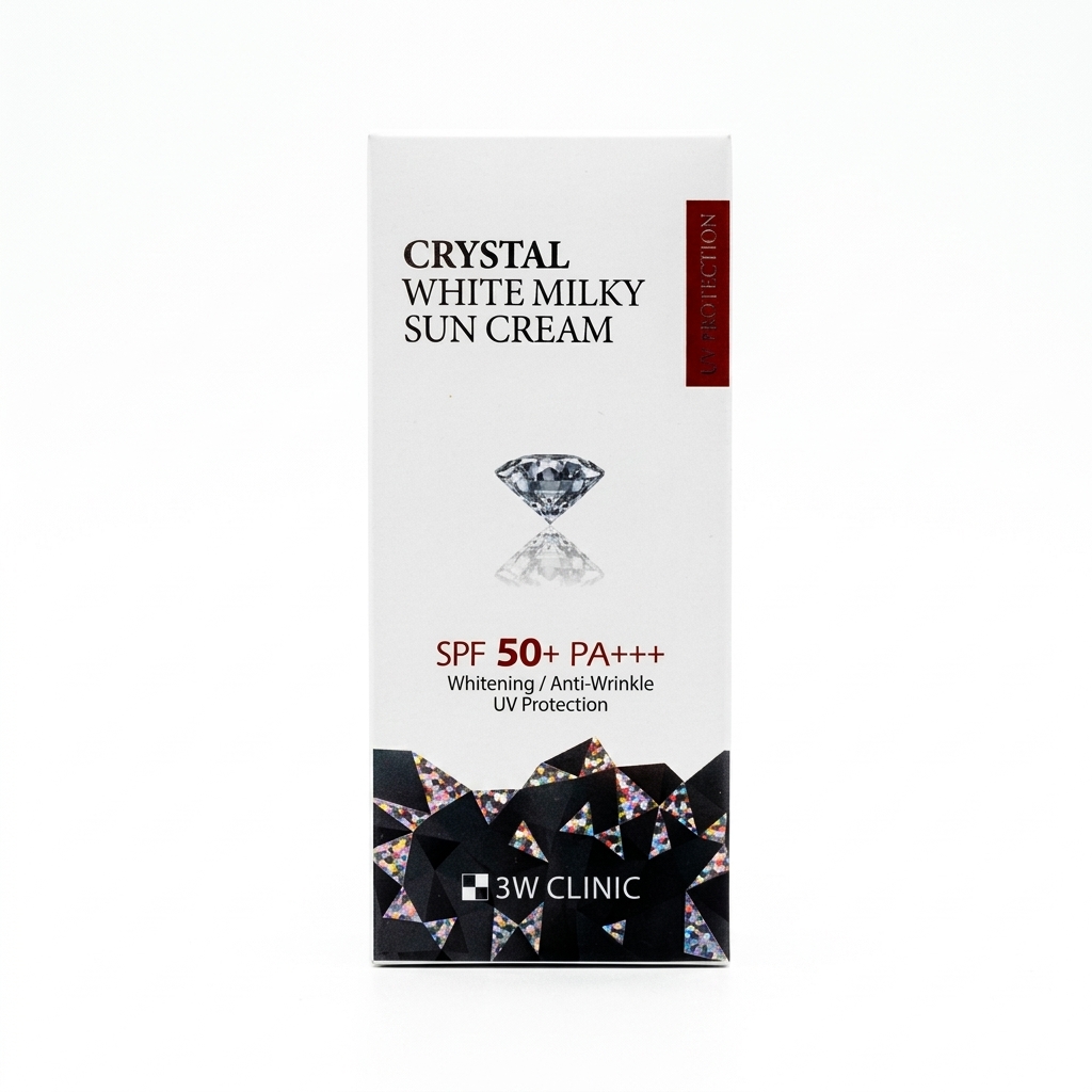 3W Clinic Crystal White Milky Sun Cream SPF 50+ PA+++